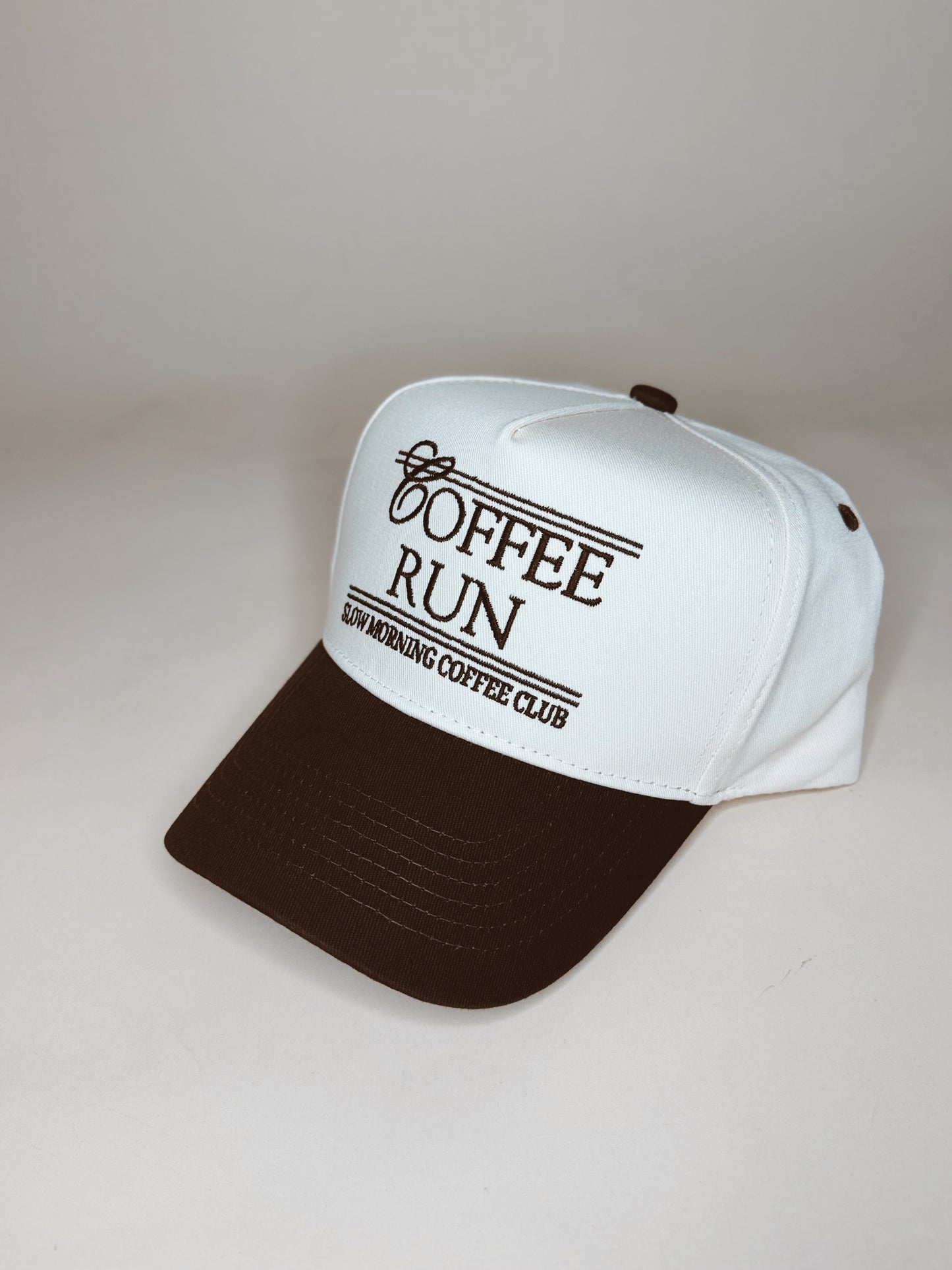 Custom Embroidered Hat - Coffee Run