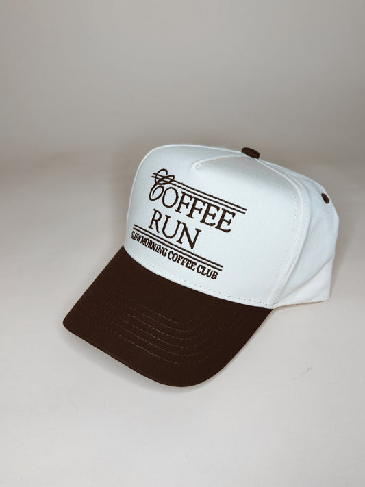 Custom Embroidered Hat - Coffee Run