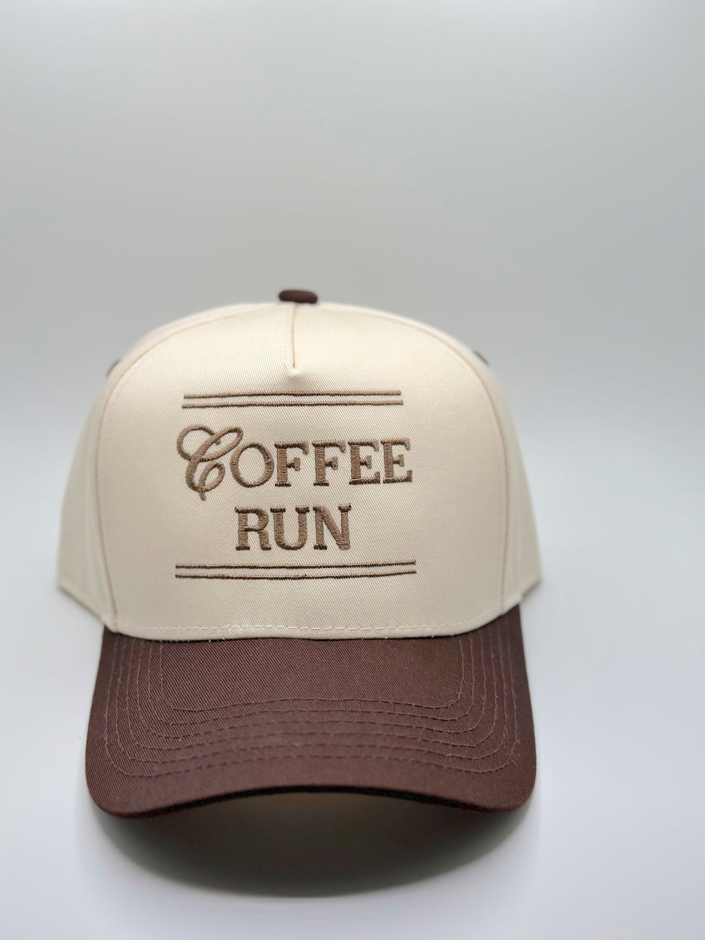 Custom Embroidered Hat - Coffee Run