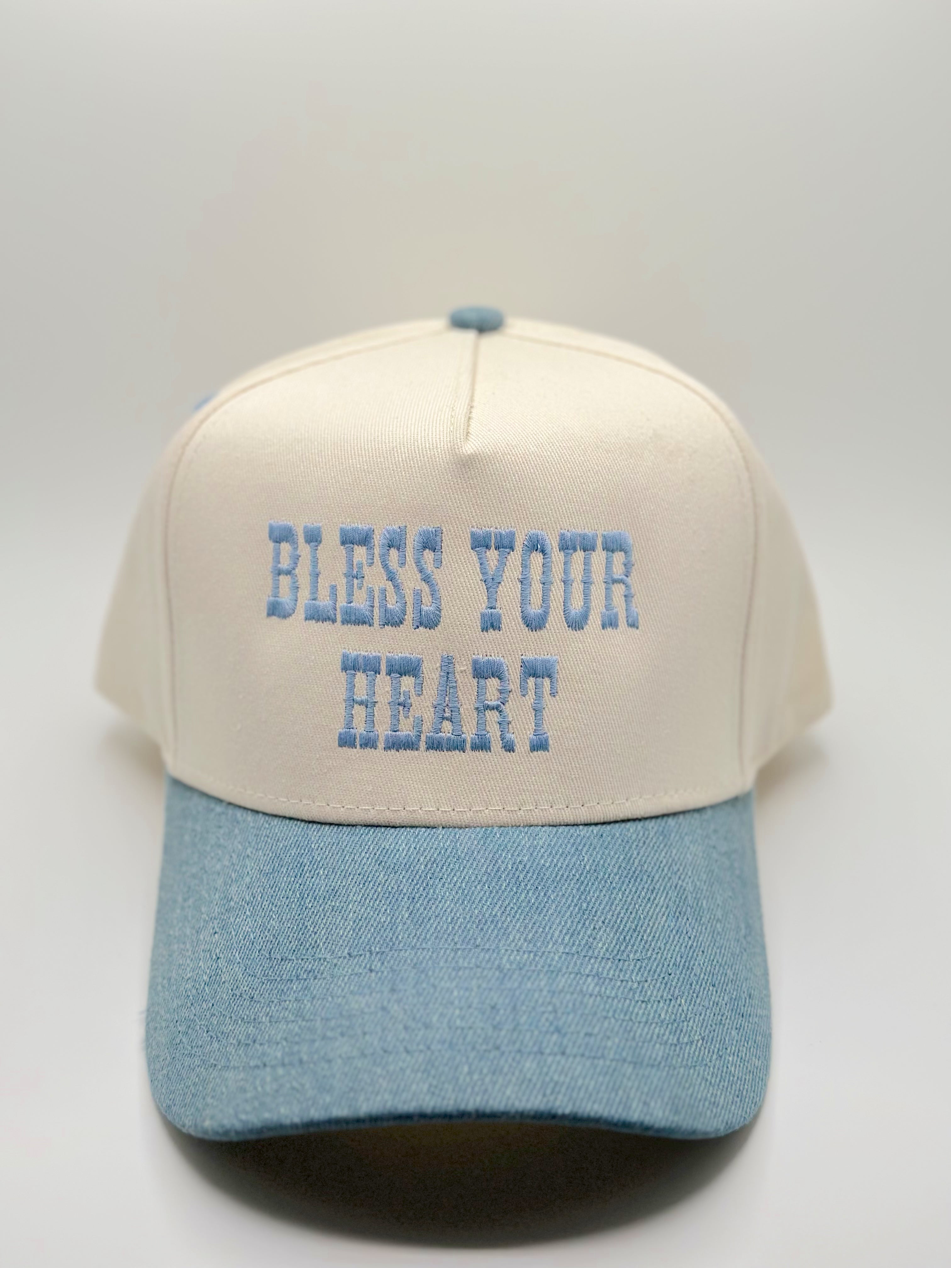 Custom Embroidered Hat- Bless Your Heart