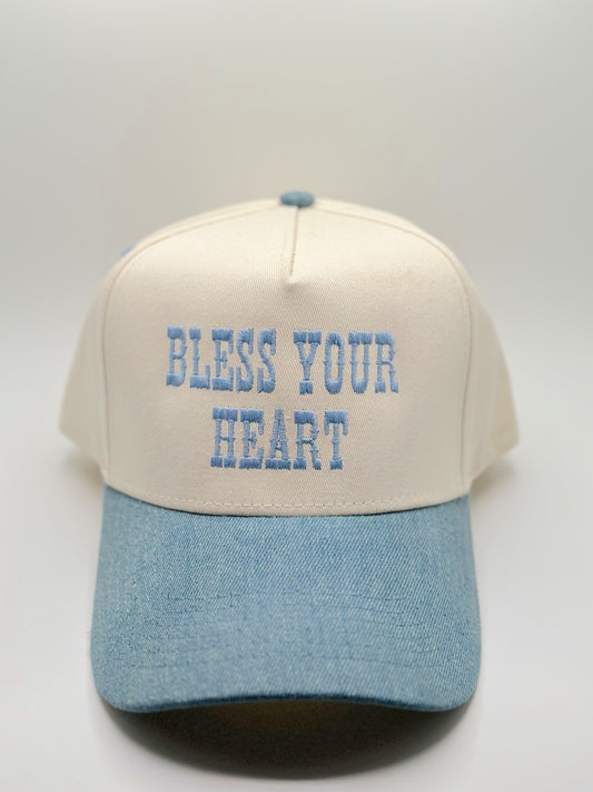 Custom Embroidered Hat- Bless Your Heart