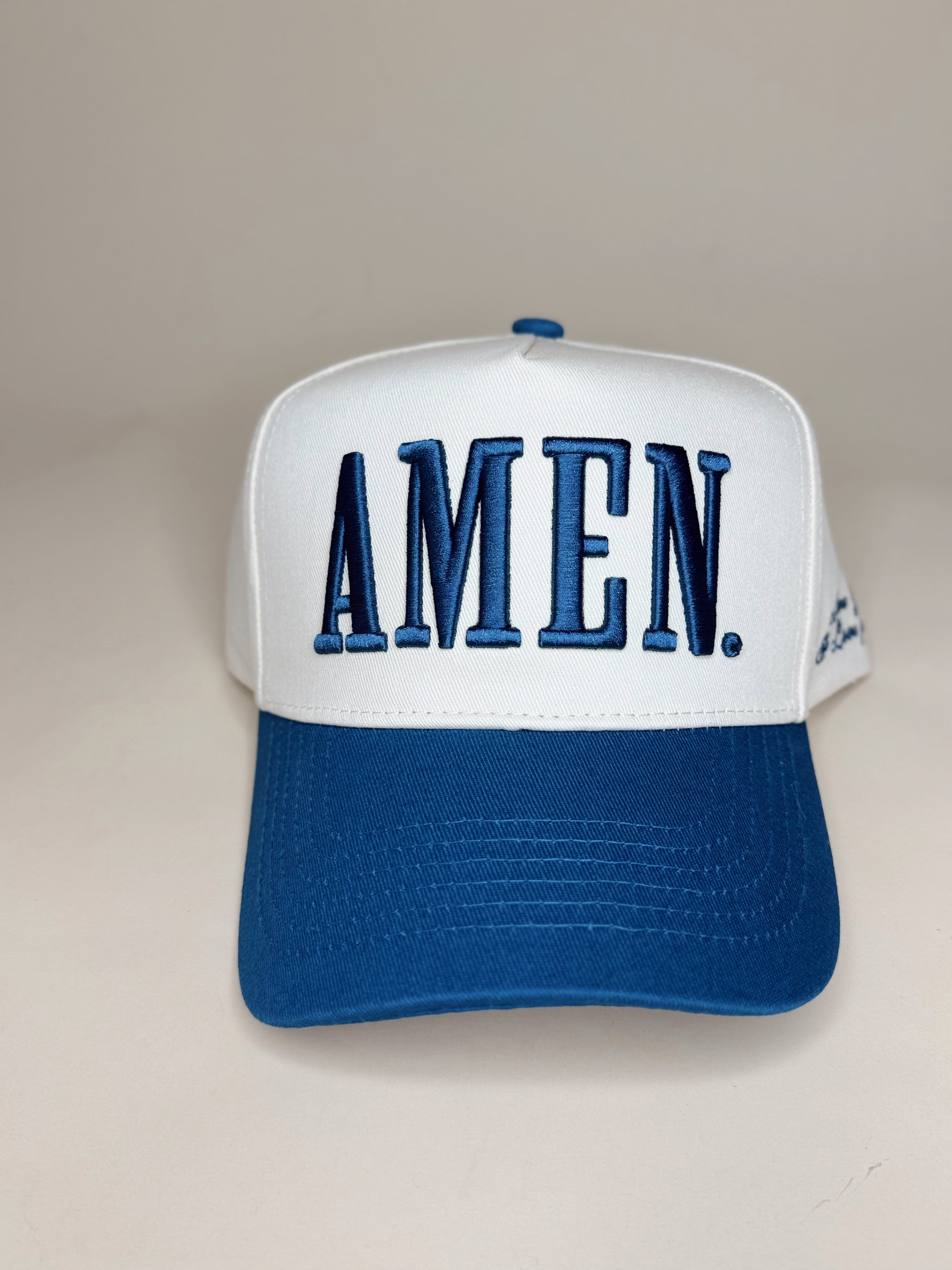 Custom Embroidered Hat - AMEN