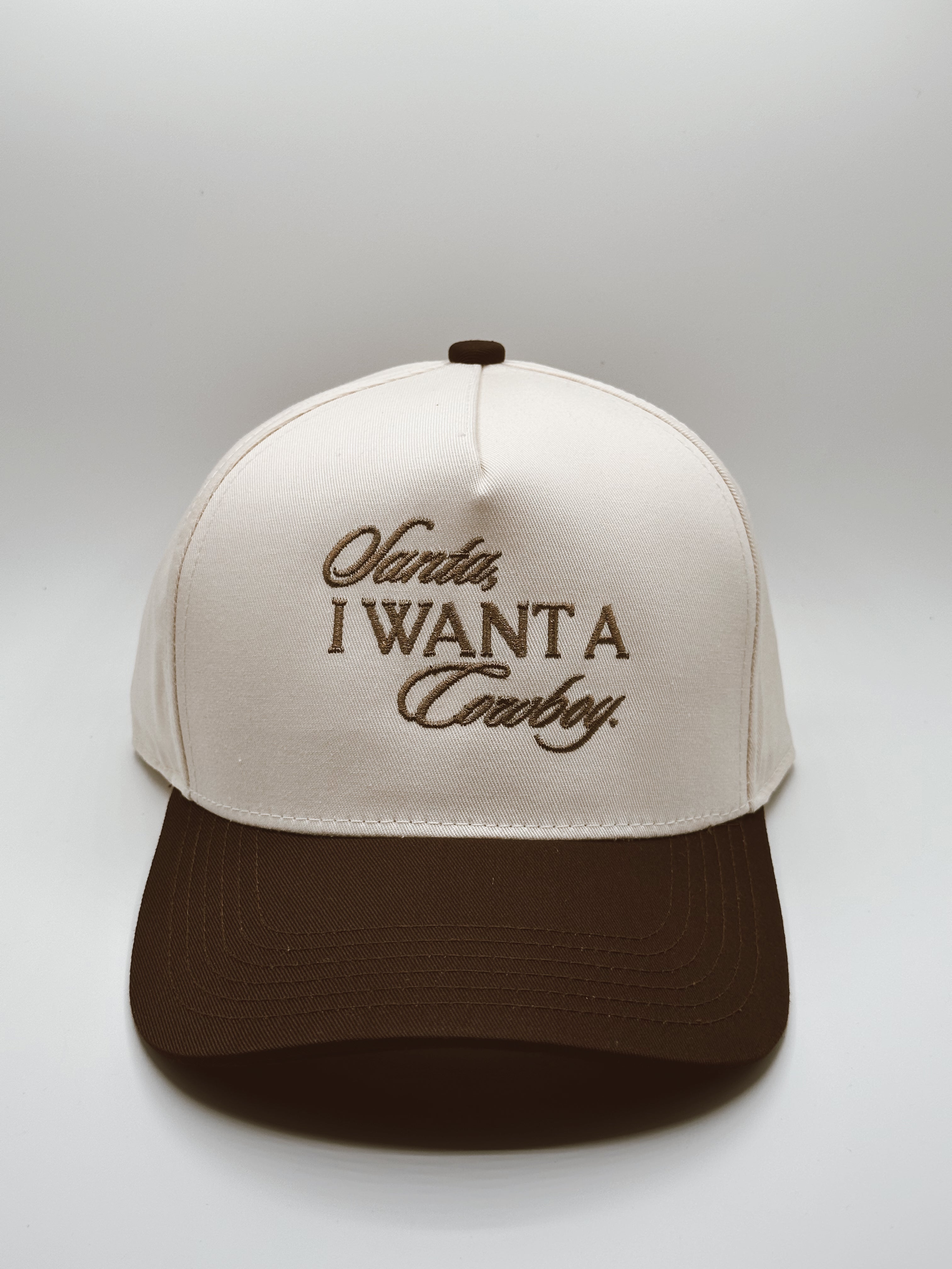 Custom Embroidered Hat - Festive Cowboy