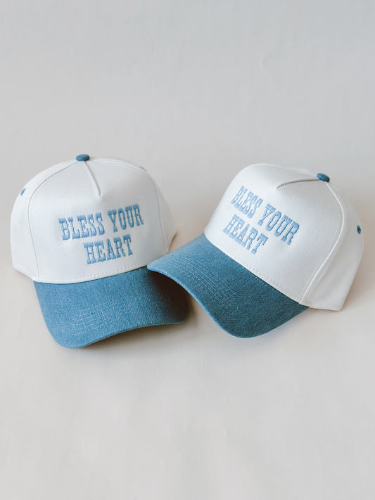 Custom Embroidered Hat- Bless Your Heart