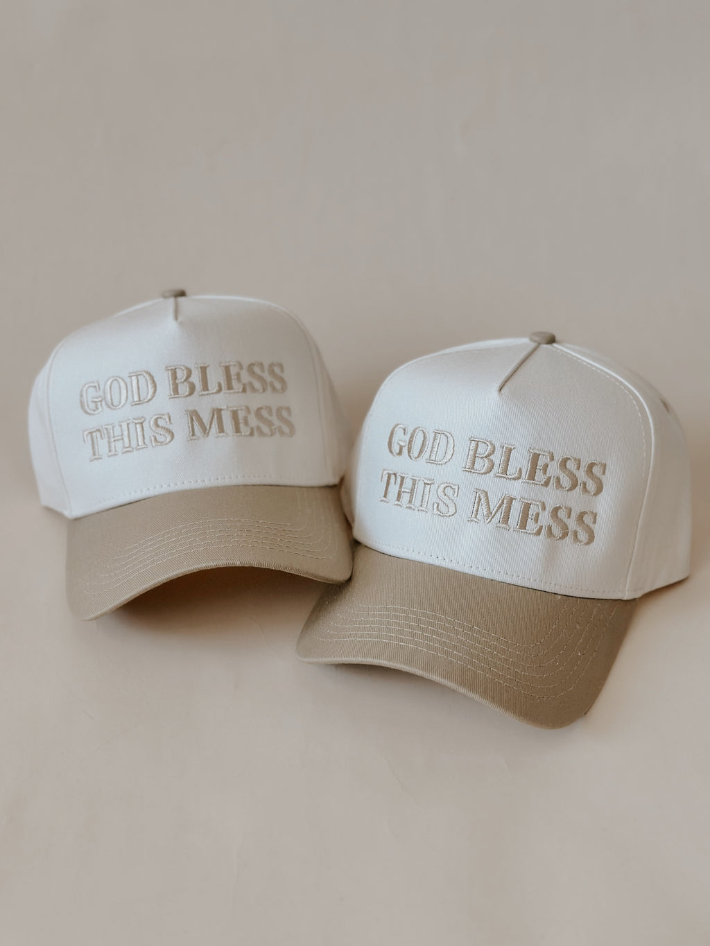Custom Embroidered Hat- God Bless This Mess