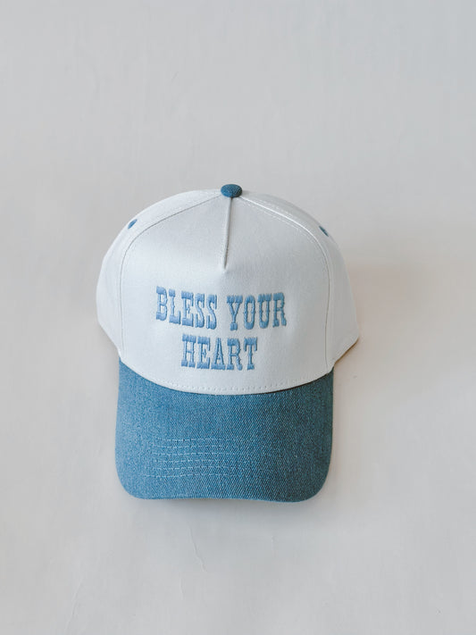 Custom Embroidered Hat- Bless Your Heart