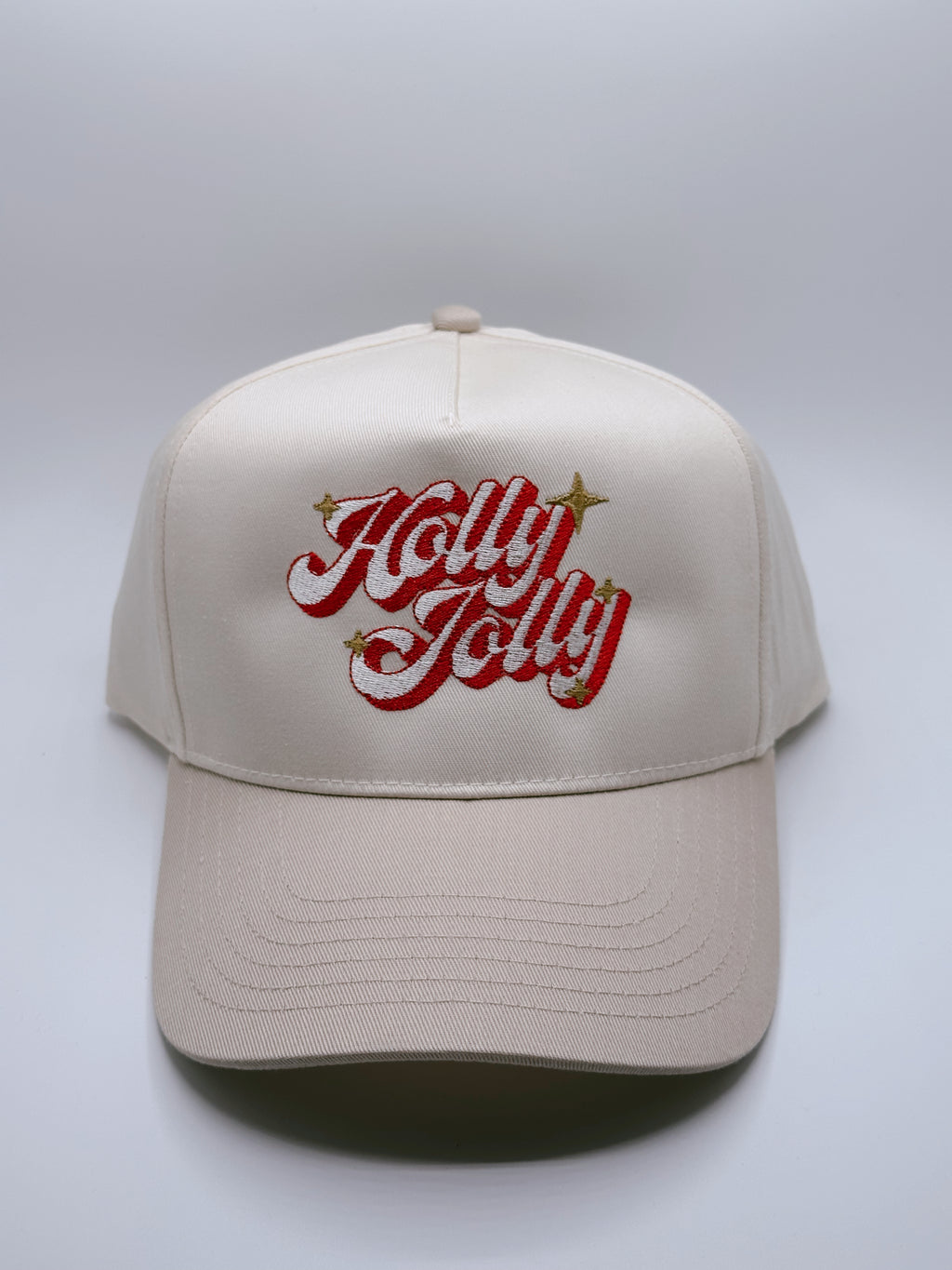 Custom Embroidered Hat - Holly Jolly