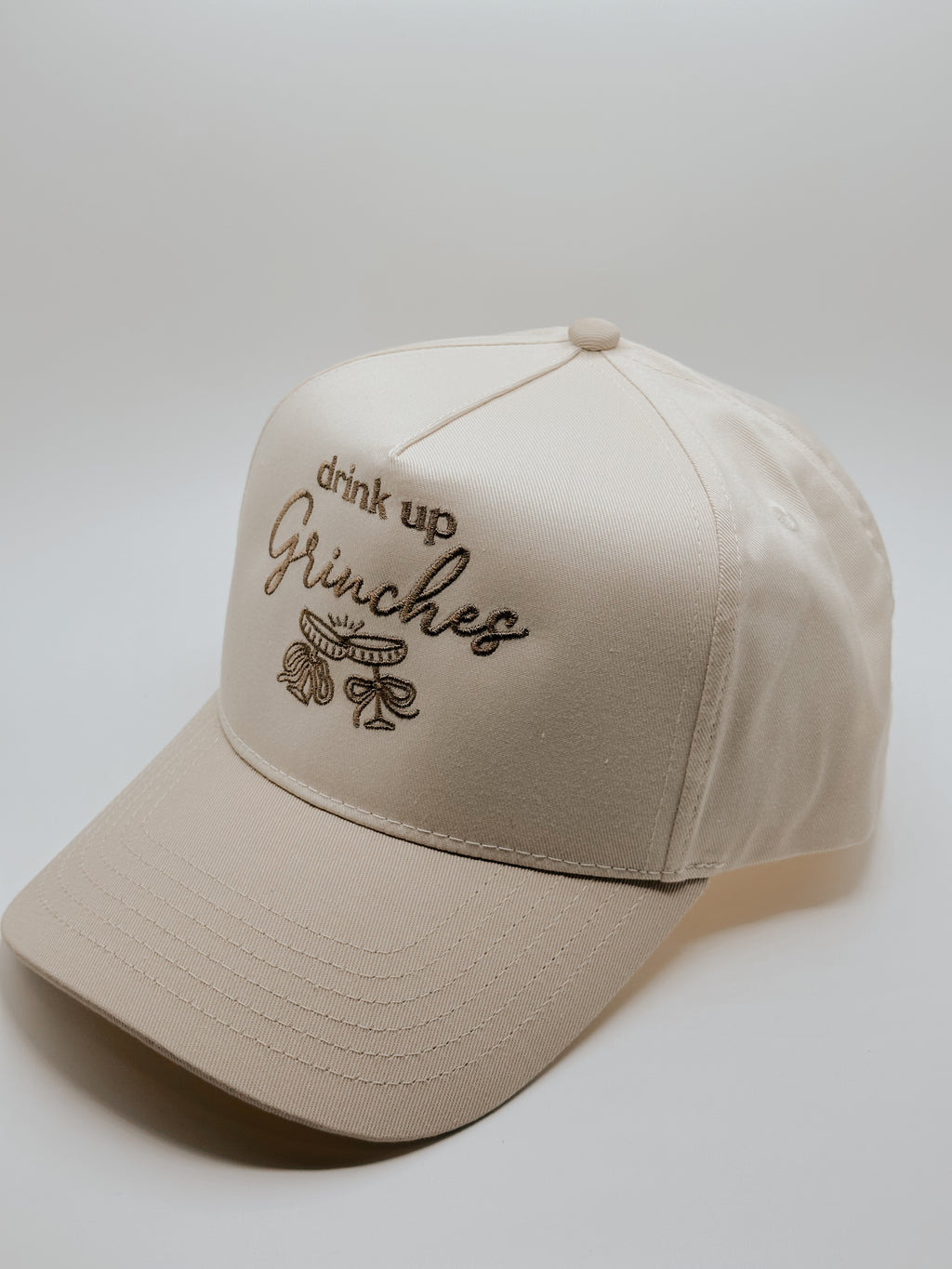 Custom Embroidered Hat - Drink Up Grinches