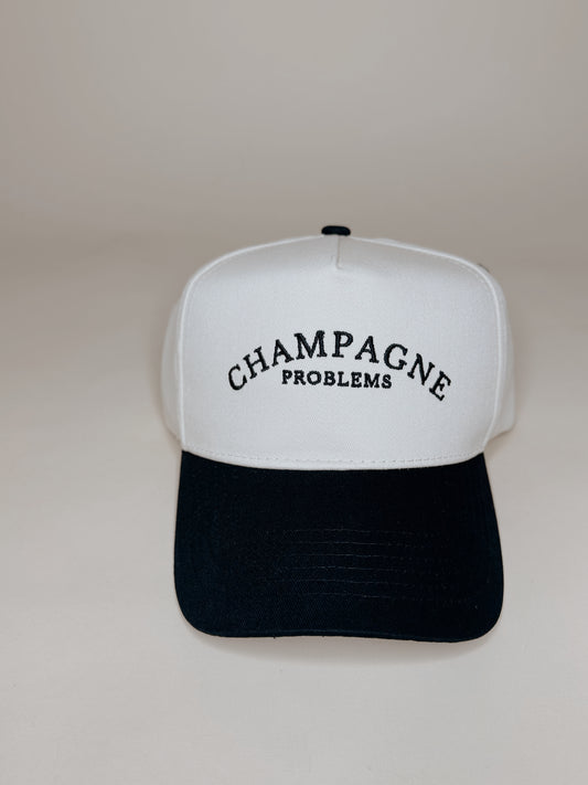 Custom Embroidered Hat - Champagne Problems