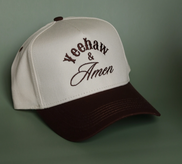 Custom Embroidered Hat - Yeehaw & Amen